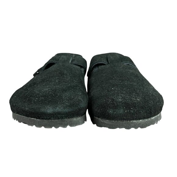 Birkenstock Boston VL Shearling Black Clogs Men's Size 46 M - Picture 2 of 9